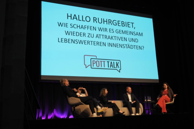 Talk-Runde beim Pott-talk 2026